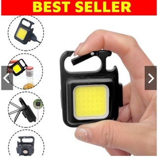 Đèn led mini - Đèn pin mini kiêm móc khóa, tặng kèm dây sạc