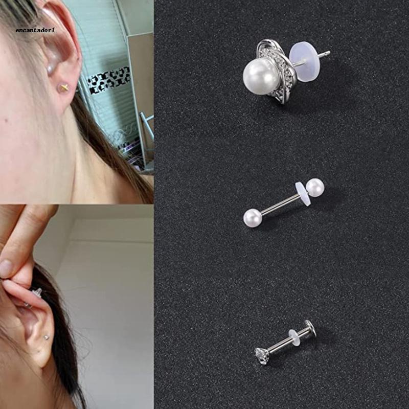 ✿ Bộ 50 Nút Chặn Lưng Bông Tai Bằng Silicone Trong Suốt