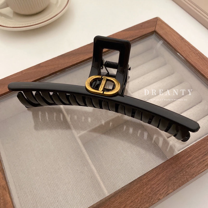 Kẹp Tóc Hình Cá Mập Bằng Acrylic In Chữ Thời Trang Cao Cấp Cho Nữ