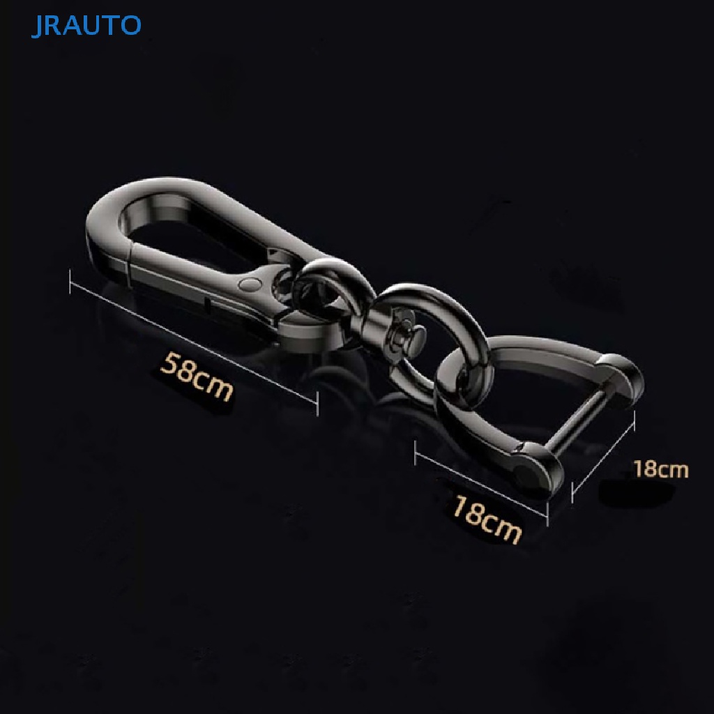 Móc Khóa Đeo Thắt Lưng Bằng Thép Không Gỉ Chống Thất Lạc Cho Xe Hơi