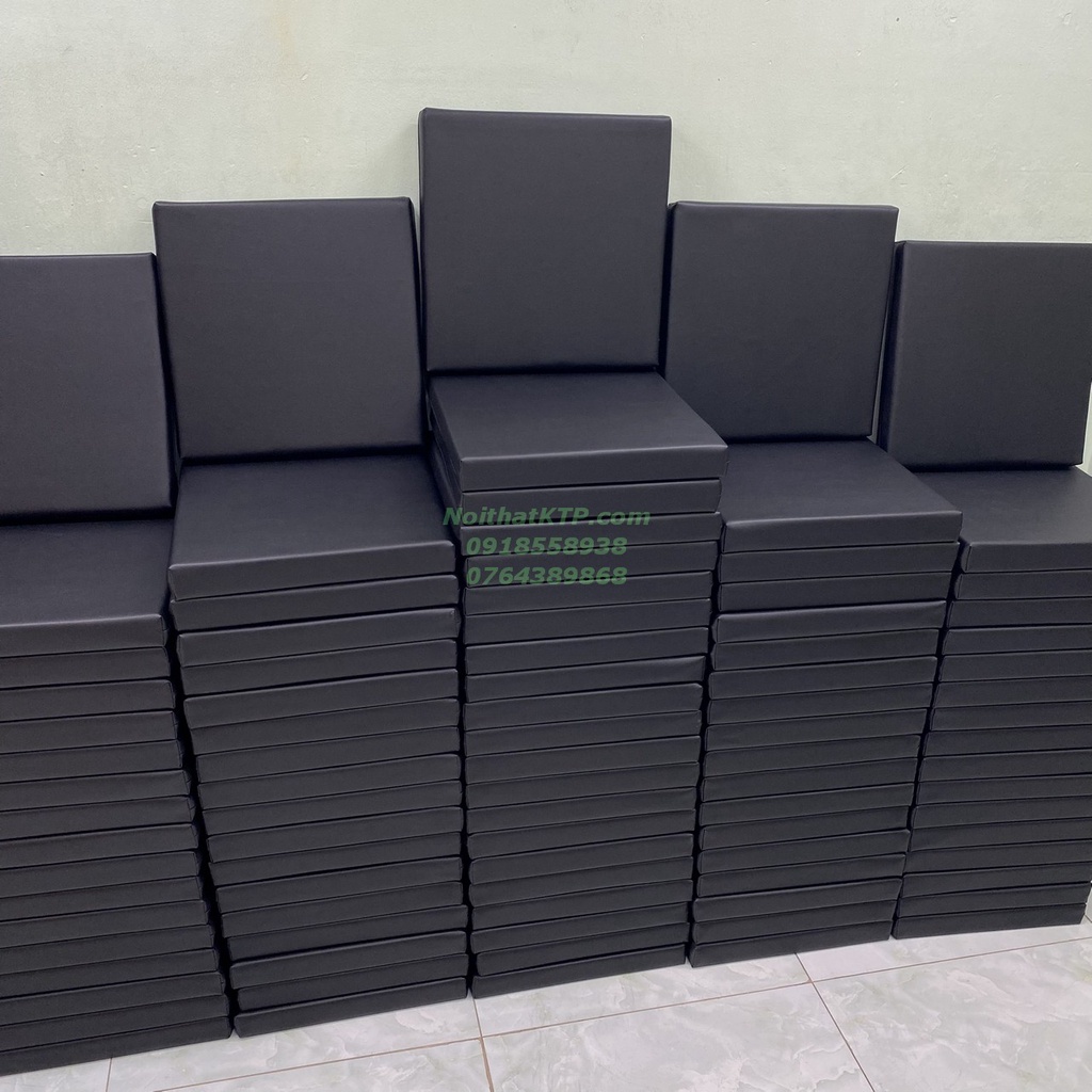 KTP - Nệm lót ngồi size 40x40x5cm(1tấm)(nhiều màu) chất SIMILI chống thấm 8