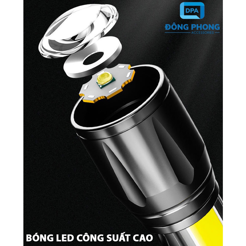 Đèn Pin Mini 4 Chế Độ Sáng Tiện Lợi