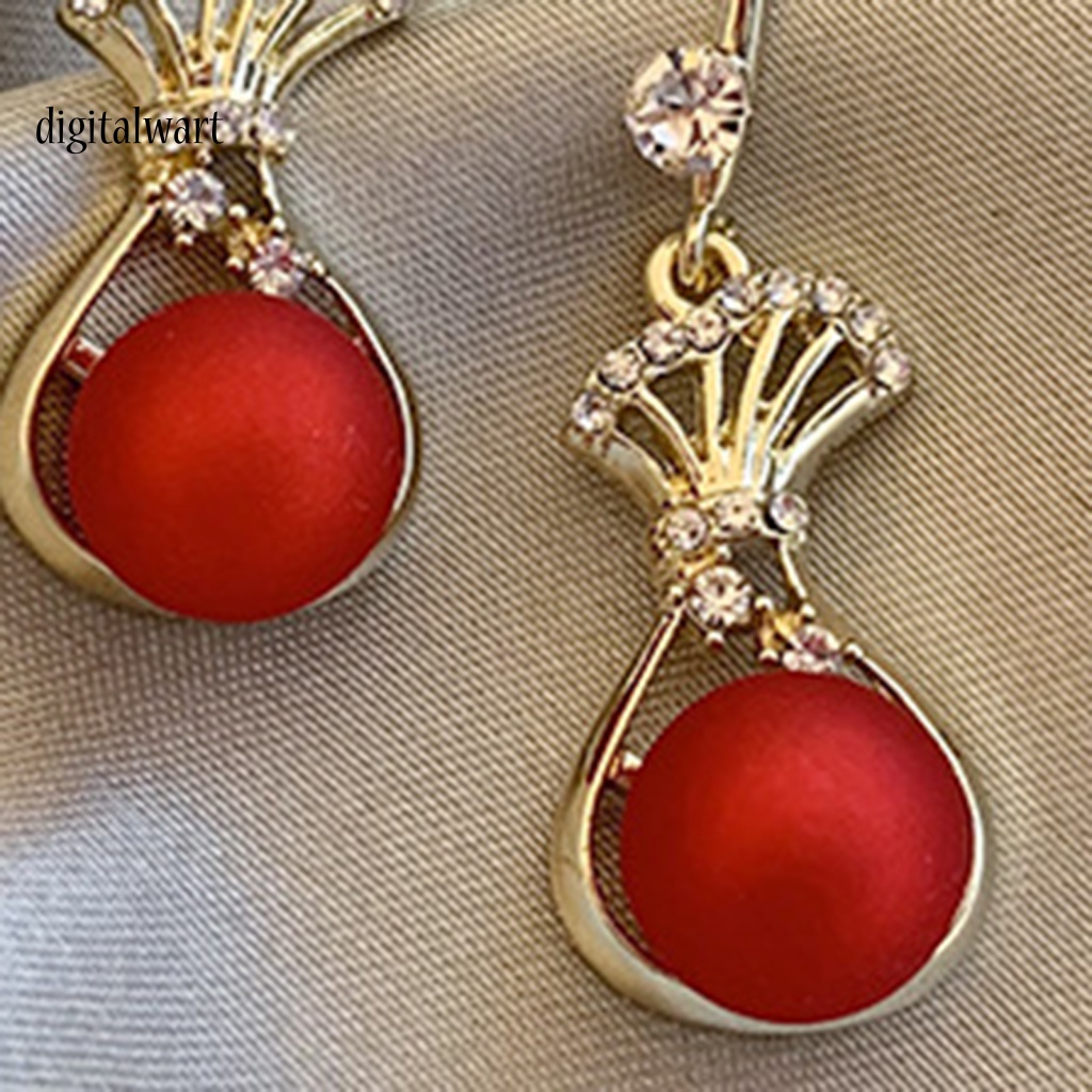 Kỹ Thuật Số| 1 Đôi Bông Tai Hình Túi Tiền Nữ Tính