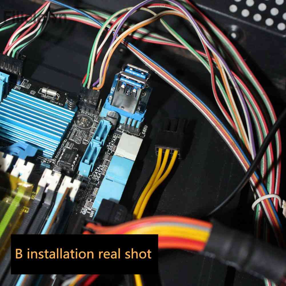 USB 3.0 Motherboard Adapter USB 3.0 19 20 Pin Female to Dual USB 3.0 Female