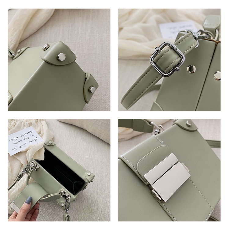 Túi Xách Nữ Đeo Chéo Đeo Vai Hình Hộp Phong Cách Thời Trang