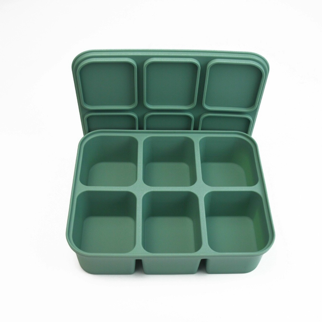 KHAY TRỮ ĐÔNG ĐỒ ĂN DẶM KÈM NẮP ĐẬY SILICONE