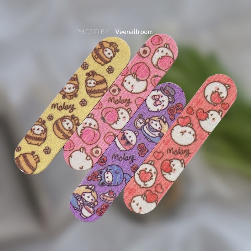 Dũa móng tay mini hoạt hình dễ thương, dũa nail box