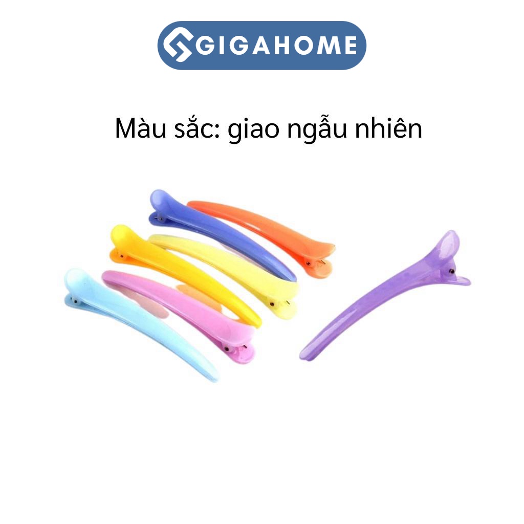 Combo 10 Kẹp Tóc Mái Mỏ Vịt GIGAHOME Màu Sắc Kẹo Ngọt, Phong Cách Hàn Quốc 8646