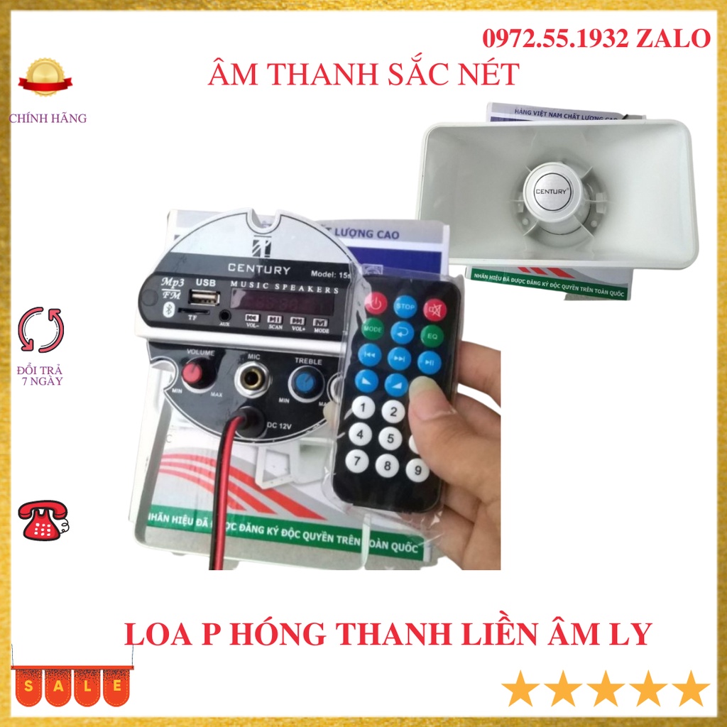 Loa nén liền ampli 12V - Có thẻ nhớ , CẮM MICRO CÓ BLUETOOTH