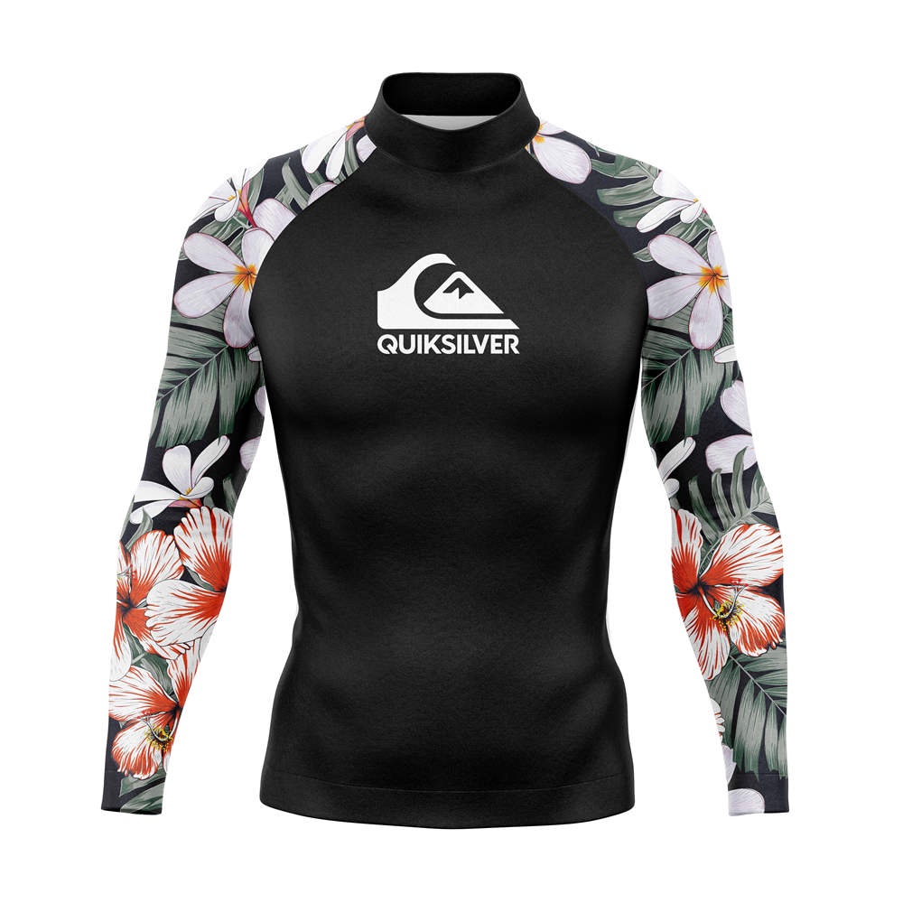 Áo Thun Quiksilver Tay Dài Chống Tia UV Khi Đi Bơi / Lướt Sóng / Lướt Sóng Cho Nam