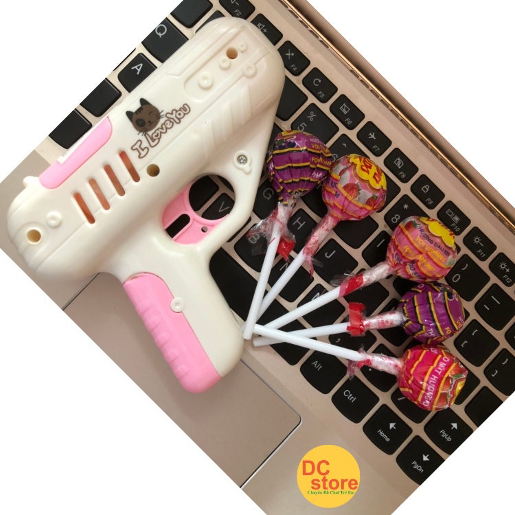 Đồ Chơi Súng Bắn Kẹo Mút CandyGun HotTrend Tốp Tốp 2002