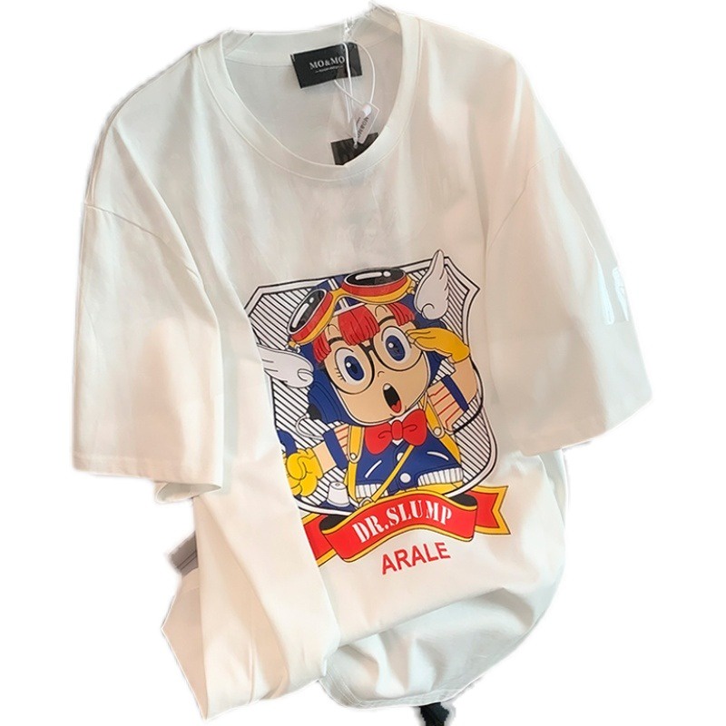 NRVP Áo Thun Unisex Mùa Hè Dáng Suông Tay Cộc Phong Cách Hàn Quốc Cho Nam Nữ