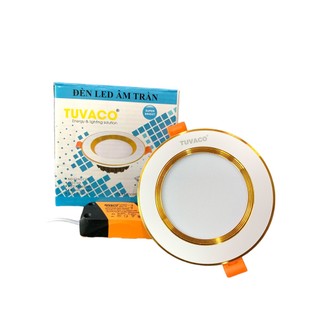 Đèn âm trần đế dày 7w 3 chế độ cao cấp