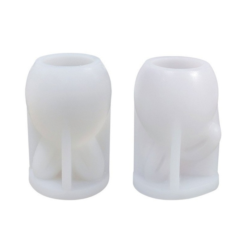 Khuôn Làm Nến DIY Bằng Silicone Không Dính Hình Thỏ Siêu Dễ Thương