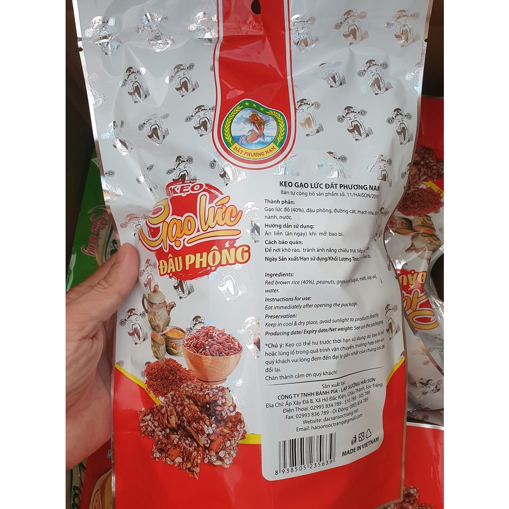 Kẹo Đậu Phộng Gạo Lức - Hải Sơn - 250GR