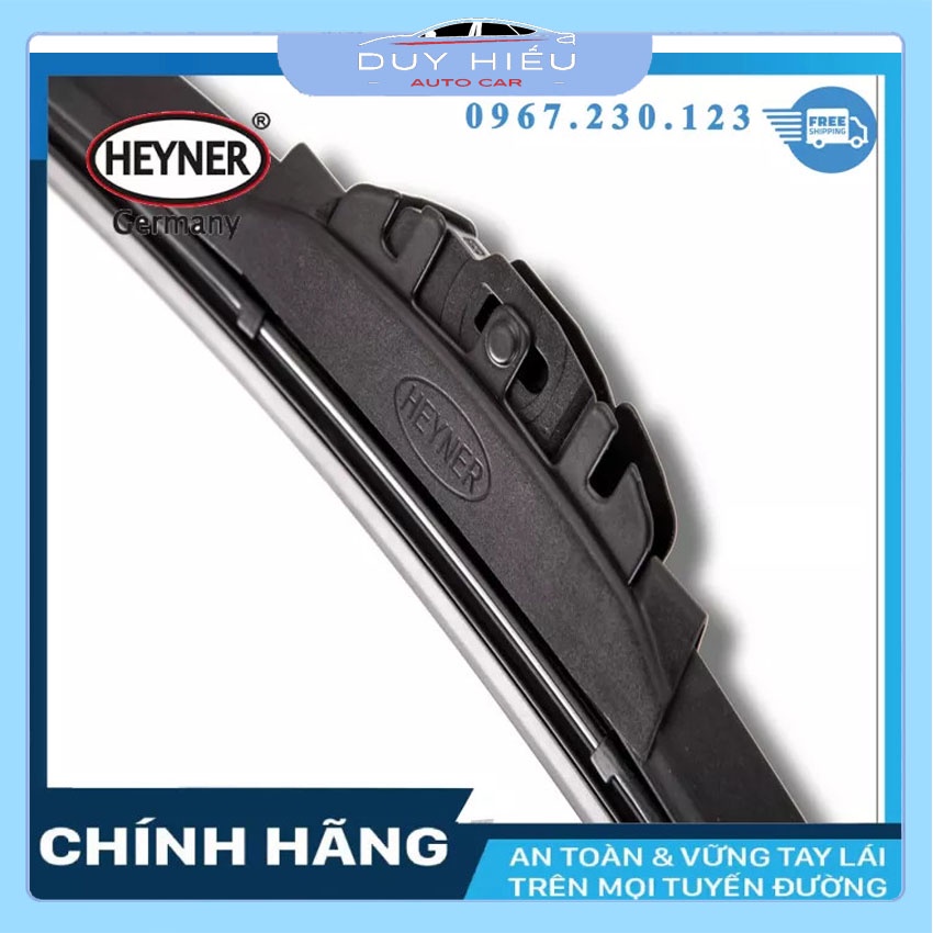 Gạt Mưa Ô TÔ Heyner Hybrid Nano Mềm Cao Cấp Chính Hãng Đức