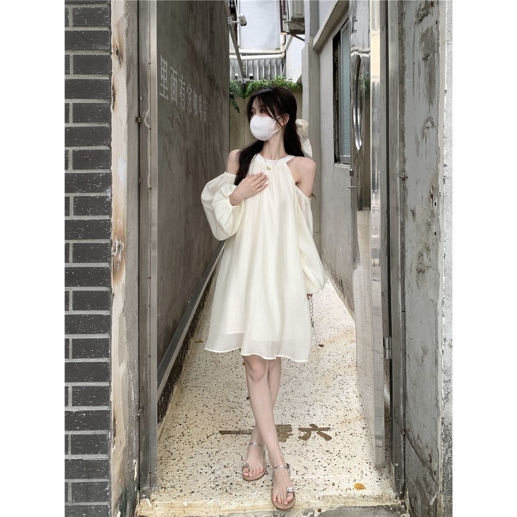 Váy babydoll Đầm Hai Dây Dáng Rộng Cao Cấp Phong Cách Hàn Quốc Thời Trang Mùa Hè Dành Cho Nữ
