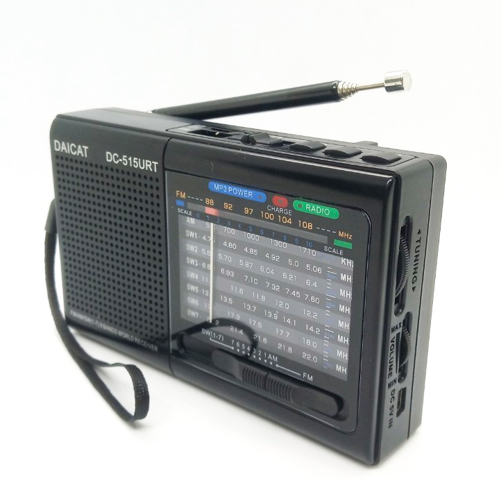 -Đài Radio Fm/Am/Usb/Thẻ Nhớ