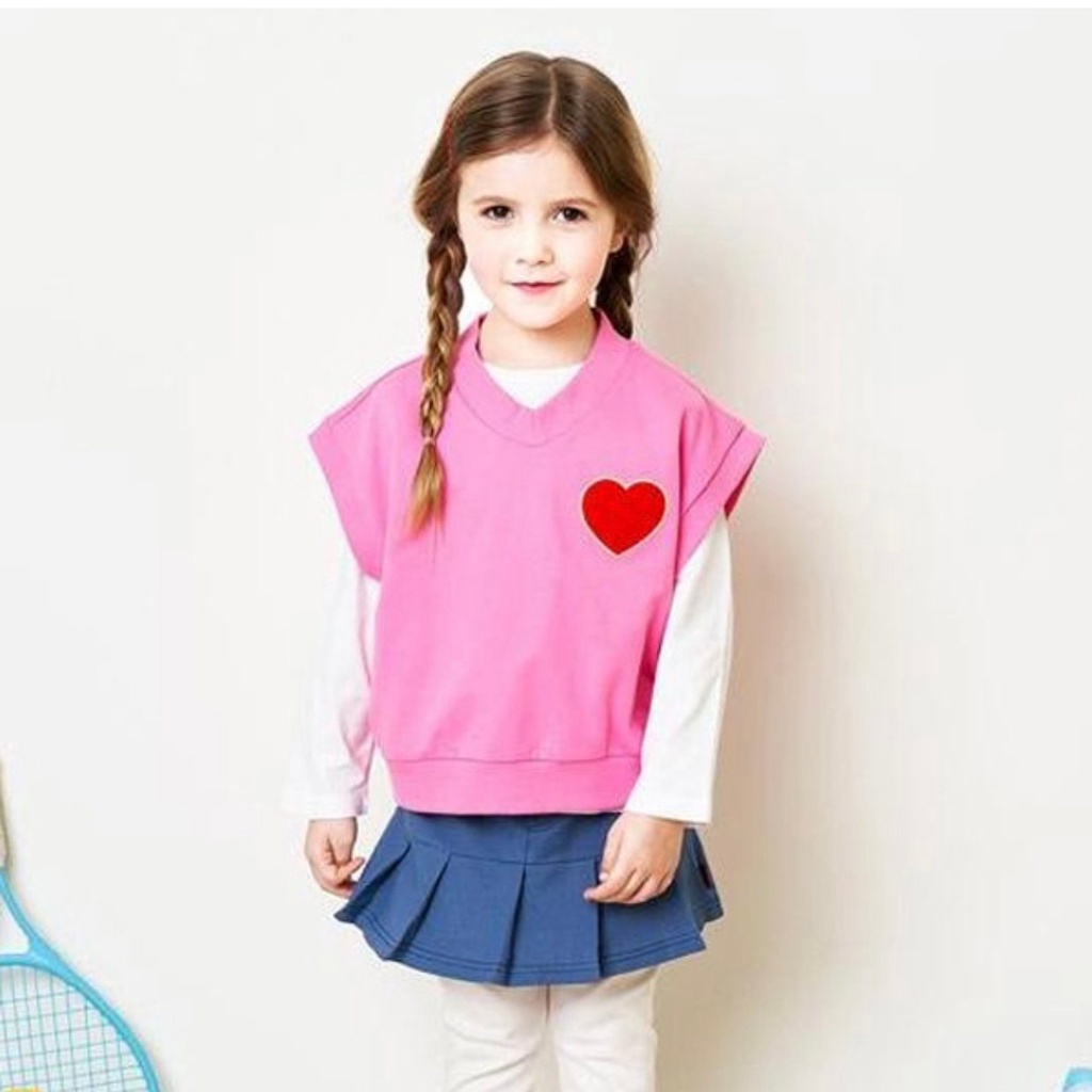 Gile nỉ da cá AndiApple 2 màu hồng/navy