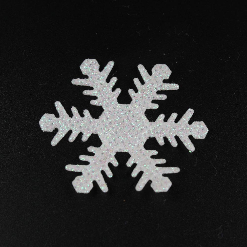 CONOPERY Bộ 500 Miếng Dán Hình Bông Tuyết Trắng Dùng Trang Trí Sổ Tay DIY