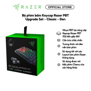 Bộ phím bấm razer pbt keycap upgrade set-classic-đen_rc21-01490100-r3m1