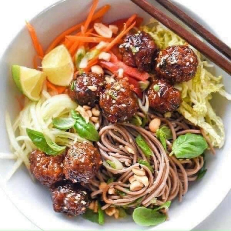 1 bịch bún gạo lứt đỏ 500gr