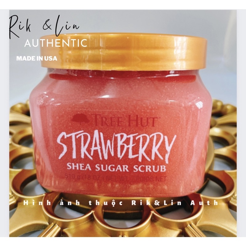 STRAWBERRY - Tẩy Da Chết Tree Hut Body Scrub Usa