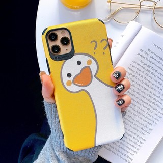 Ốp Lưng Da IMD Duck Cartoon [Iphone/Oppo/Samsung/Vivo/Xiaomi]