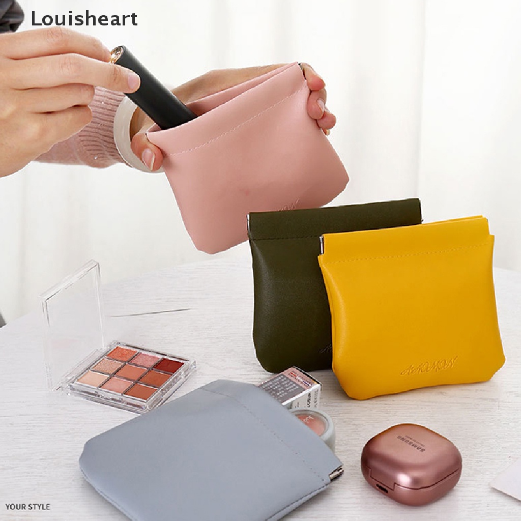 Ví Da Louisheart Mini Mềm Mại Đựng Tiền / Thẻ Tiện Dụng Cho Nữ