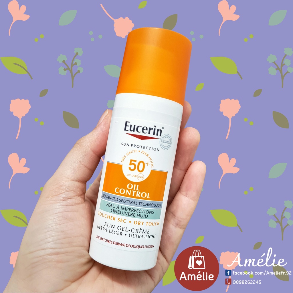 Kem chống nắng cho da dầu EUCERIN SUN PROTECTION OIL CONTROL Gel-Cream SPF 50+ 50ml