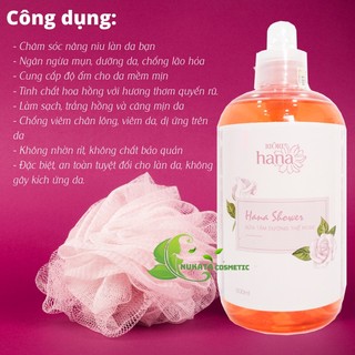 𝗦𝘂̛̃𝗮 𝘁𝗮̆́𝗺 nước 𝗵𝗼𝗮 𝗵𝗼̂̀𝗻𝗴 𝗥𝗶𝗼𝗿𝗶 𝗚𝗲𝗹 𝗥𝗼𝘀𝗲 𝗱𝘂̛𝗼̛̃𝗻𝗴 𝘁𝗵𝗲̂̉ 1000ml Nukata Cosmetic