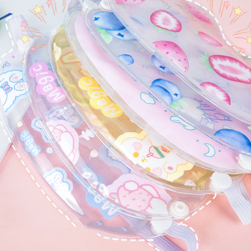 Bịt mắt nước, che mắt ngủ có gel làm mát cute trái cây trong suốt