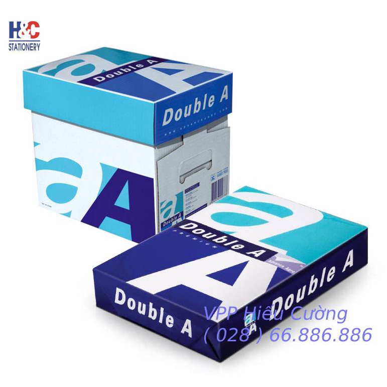 Giấy A4 Double A 80gsm, giấy in . giá rẻ dành cho văn phòng lượng tốt . Do VPP Hiếu Cường cung cấp
