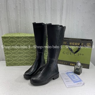 Bốt boot gc sole vân chìm mũi tròn gót thấp fullbox
