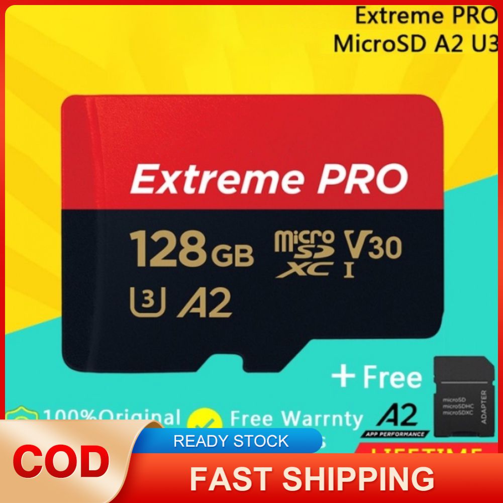 Thẻ nhớ Micro SD 32G/64G/16G/128G/8G/4G/2G tốc độ cao chuyện dụng cho Camera, Smartphone 170MB/s