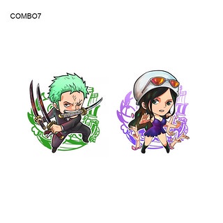 Hình Xăm Dán Anime One Piece Combo