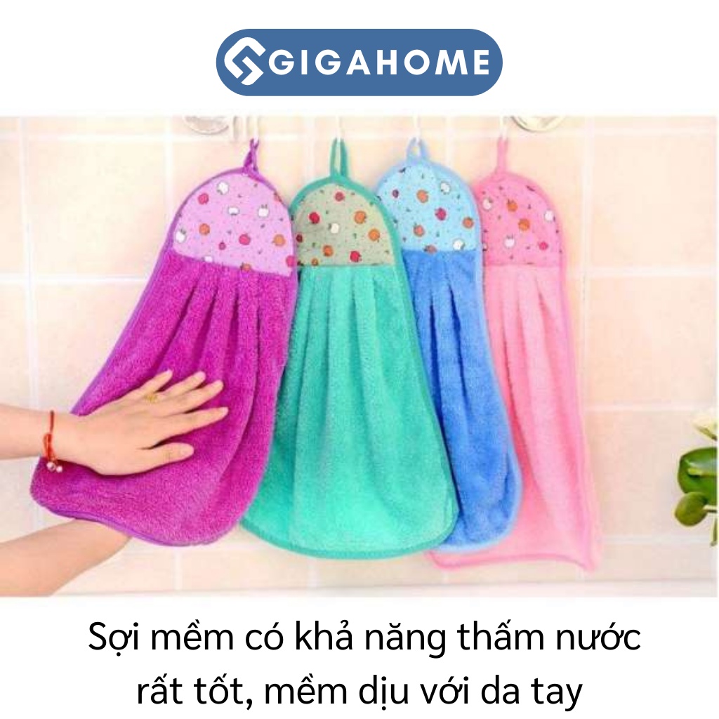 Khăn Lau Tay Nhà Bếp Treo Tường GIGAHOME Siêu Mềm Mại, Thấm Hút Tốt 2696