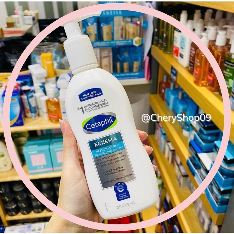 Kem Dưỡng Bôi Chàm Cho Da Khô Cetaphil Eczema Restoraderm Soothing Moisturizer (296ml)