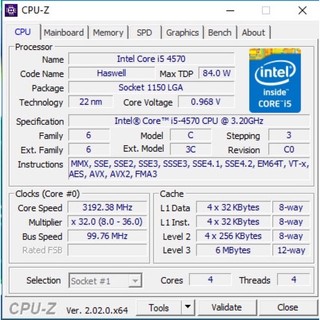 Bộ vi sử lý Cpu core i5 4570 4590