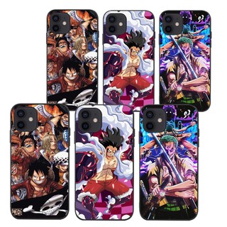 Ốp điện thoại silicone dẻo in hình Luffy Vua hải tặc thích hợp cho iPhone 14/13/12/11 Promax/pro
