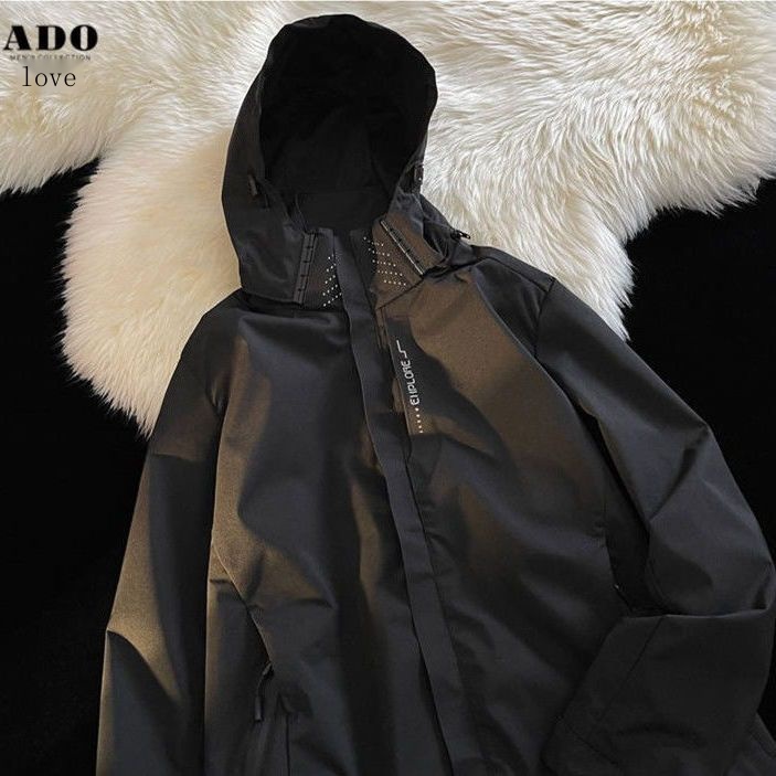 Áo Khoác Có Nón Trùm Dáng Rộng Mẫu Mới Mùa Thu Phong Cách Mỹ Cho Nam Nữ