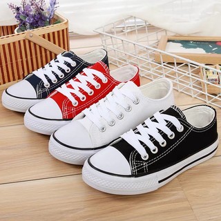 FREE SHIP Giày Thể Thao nữ CV cổ thấp màu đen size 36-40 hàng đẹp
