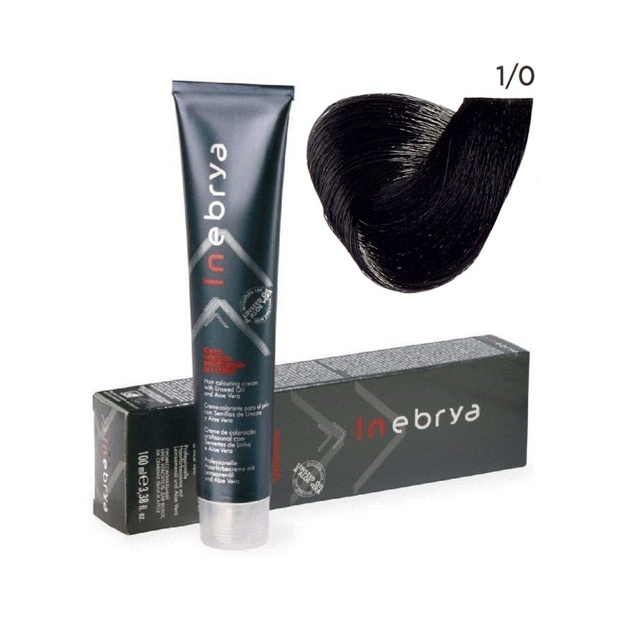 Màu nhuộm Inebrya Natural 100ml + Oxy 100ml + Chén cọ nhuộm I Made In Italia
