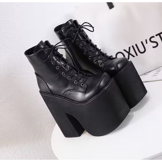 Giày Bốt Cao Gót 17cm / 6.7 / 41 / 35-43 Thời Trang Cá Tính