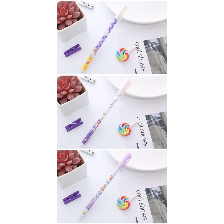 Bút Bi Hình Hành Tinh Màu Tím Sáng Tạo Cho Học Sinh / Văn Phòng Ruột bút gel bút gel nhiều màu bút bi nhiều màu bút cute giá rẻ bút bi nước cute bút nhiều màu