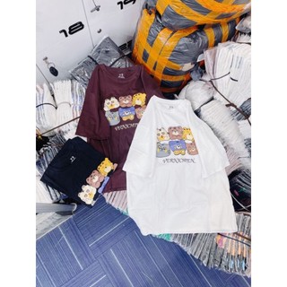 Áo thun giấy cotton form rộng