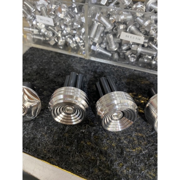 Gù bao tay Salaya inox  kèm cao su gắn ghidong mọi xe