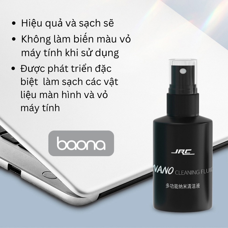 Bộ vệ sinh màn hình máy tính, laptop, macbook, máy ảnh, kính, đồng hồ, điện thoại JRC - baona.vn