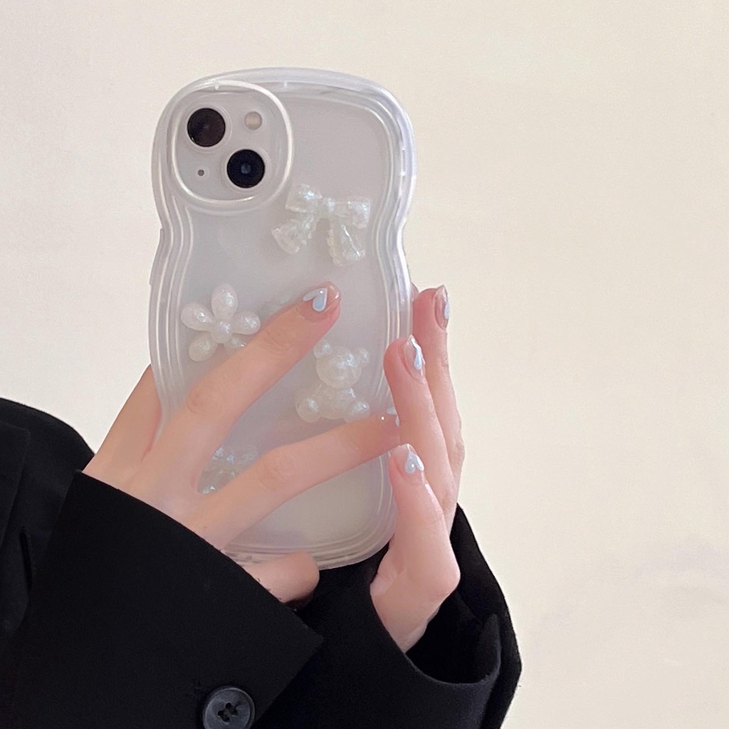 Ốp Điện Thoại Silicon Mềm Chống Rơi Hình Hoa 3D Màu laser Thời Trang Cho iphone 11 12 13 pro max Xs 14 pro max