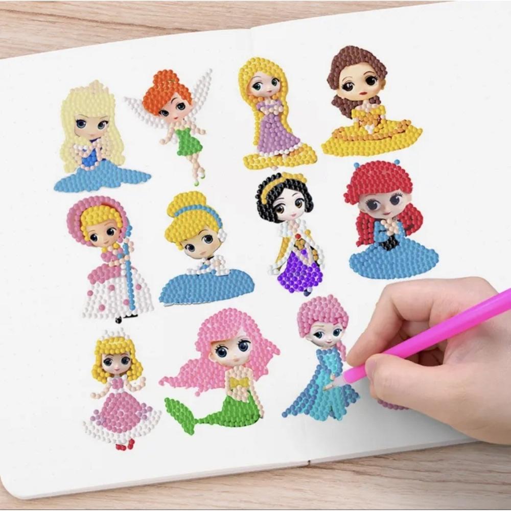 Tranh Đính Đá Cho Bé, Sticker Đính Đá Mini DIY Trang Trí Đồ Vật, Đồ Chơi Thủ Công Cho Bé Dán Điện Thoại Di Động...